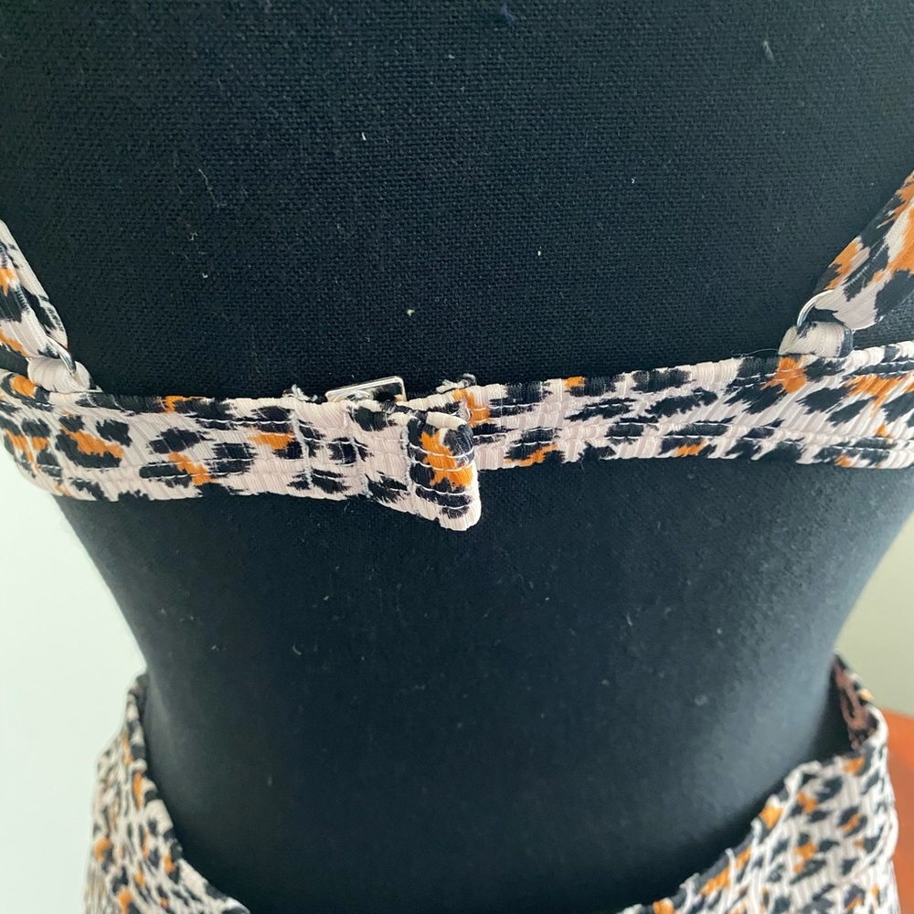 Target Women's Cheetah High Waisted Bathing Suit - Picture 4 of 6